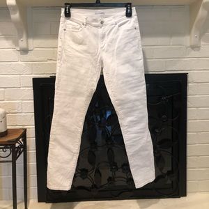 LOFT Modern Skinny White Jean (Sz:28)